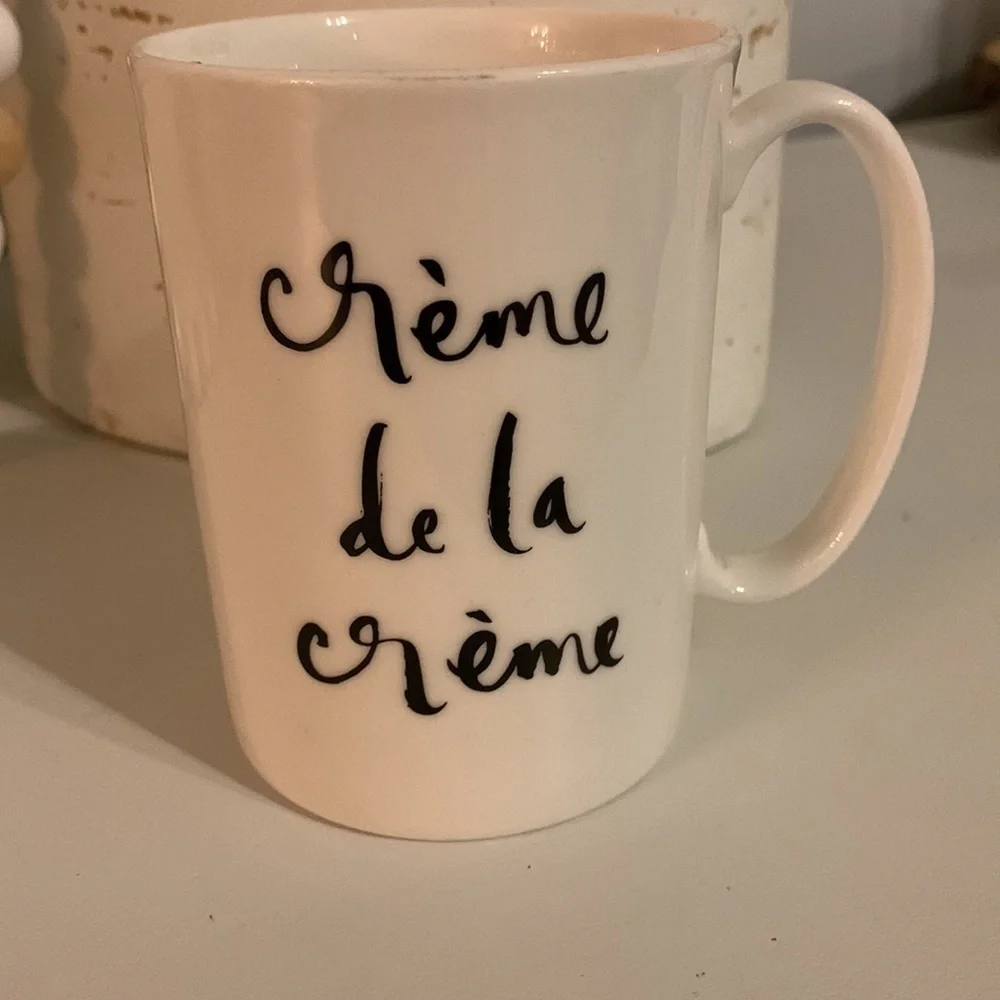 Kate Spade New York Lenox crème de la crème Mug white gold coffee daisy‎ place